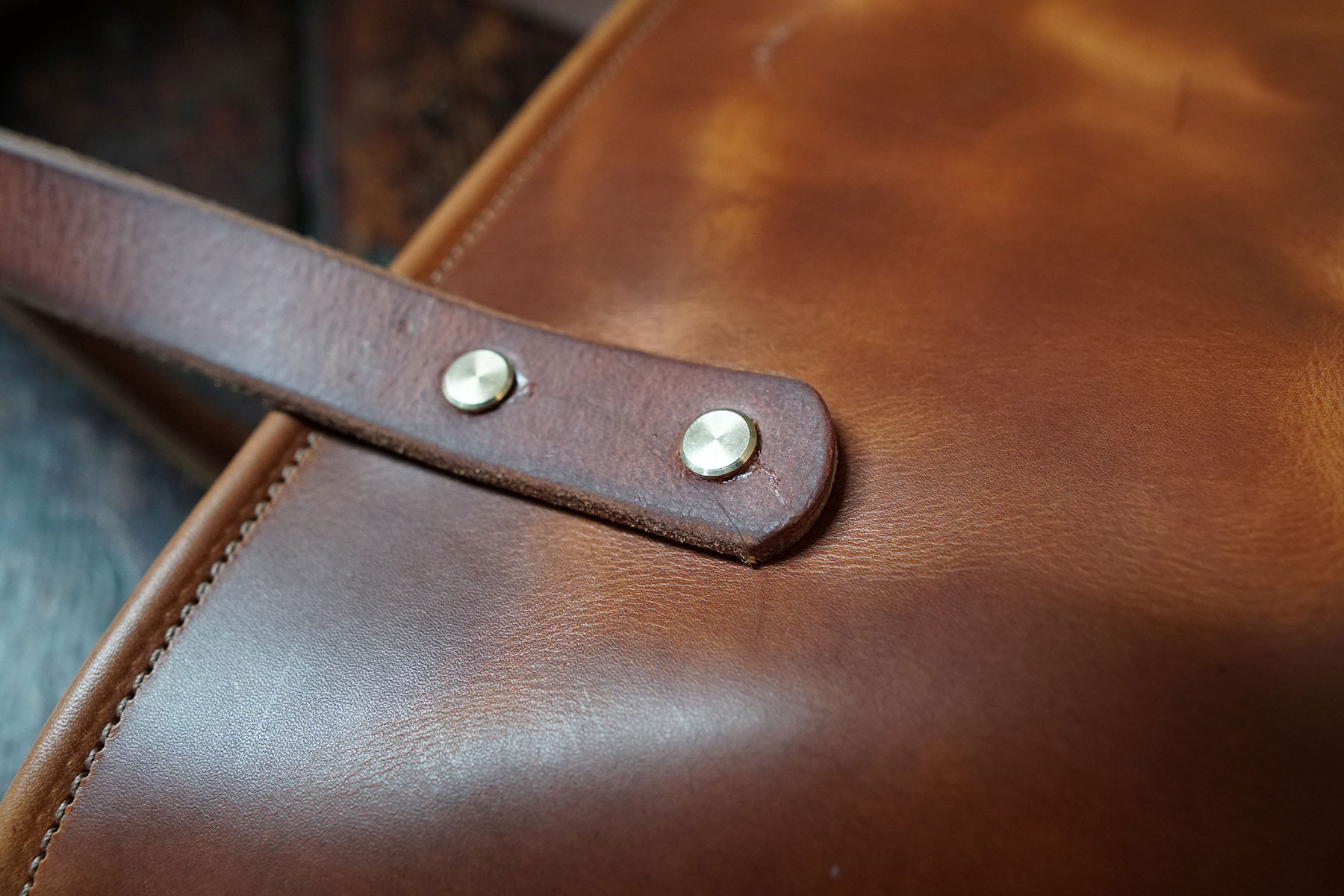 Mulberry Pasadena oak leather handbag - Encore Clothing Agency