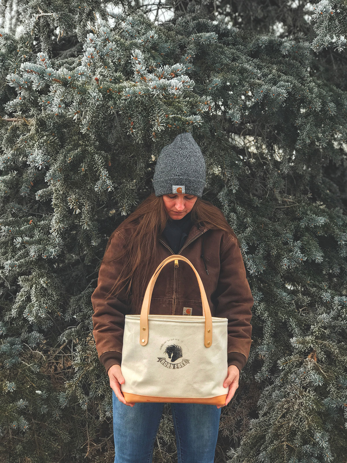 The Annie Oakley Tote Bag – The Feathered Filly